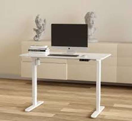 1.2 M White Rectangular Office Desk image 2