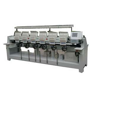 Computerized embroidery machine with 6 heads,multi head image 1