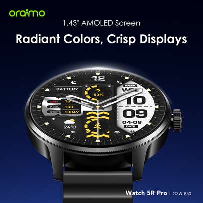 oraimo Watch 5R Pro 1.43" AMOLED Interface IP68 Smart Watch image 2