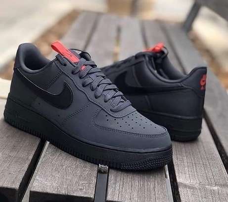 Nike Air Force 1 07 Anthracite Sneakers Grey Shoes image 2