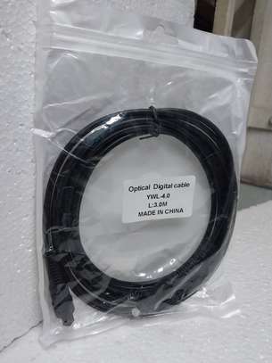 3 Meter Toslink Digital Fiber Optical Audio Cable  (Black, image 3