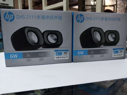 HP DHS 2111 Stereo Speakers for PC and Laptop image 1