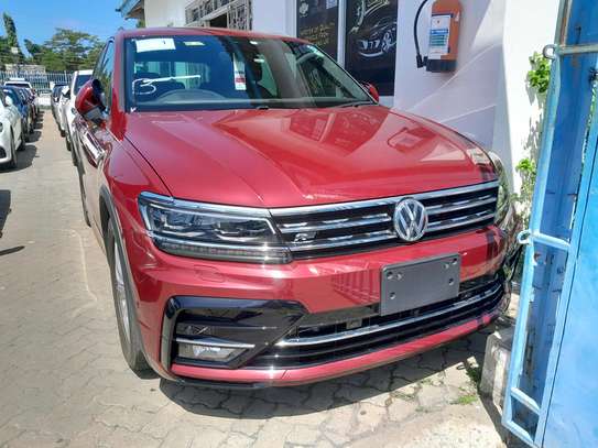 Volkswagen tiguan R-line red 2018 image 10