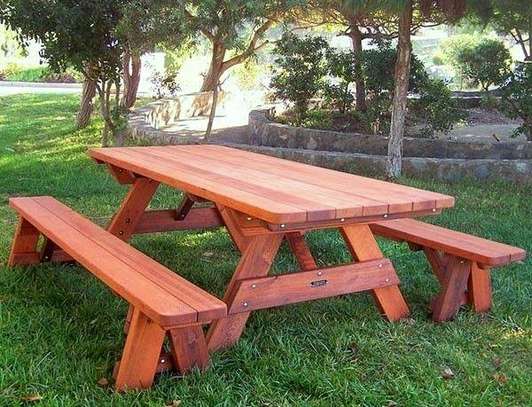 Picnic dinning table image 2