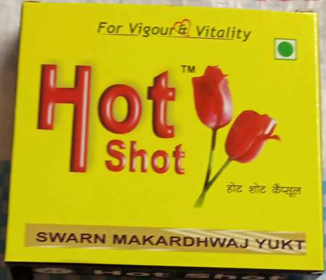 Hot Shot Herbal Capsules - For Vigour And Vitality image 1