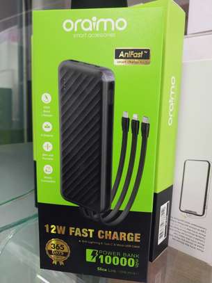 12w Fast Charge 10000mah Oraimo Powerbank image 3