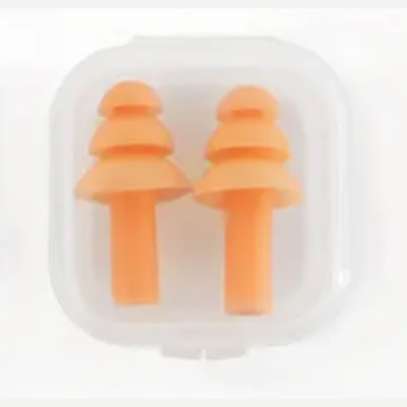2 Noise Reduction Ear Plug Case With Plastic Box Silicone image 3