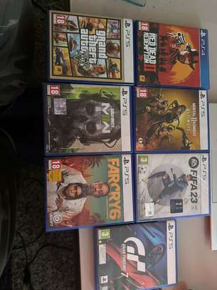 Quick Sale: PS 5 standard and 2 pads along with 7 games image 1
