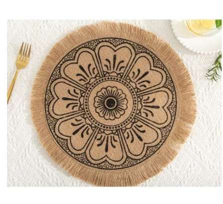 New design Elegant African print  Fabric table mats/pbz image 2