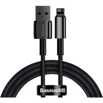 BASEUS TUNGSTEN GOLD FAST CHARGING DATA CABLE USB TO IP 2.4A image 1