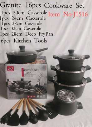 Nonstick/induction base cookware image 1