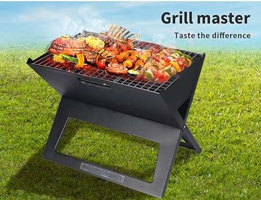 Foldable Portable Barbecue Charcoal Grill image 4