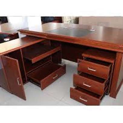 1.8 M Executive Mahogany Desk image 1