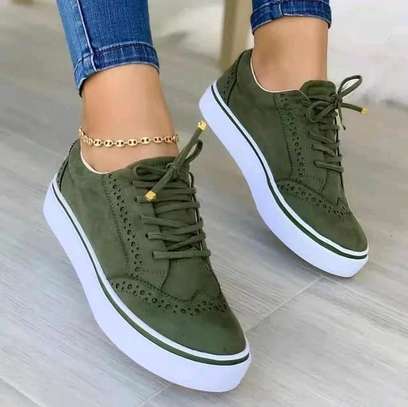Suede fashion sneakers image 2