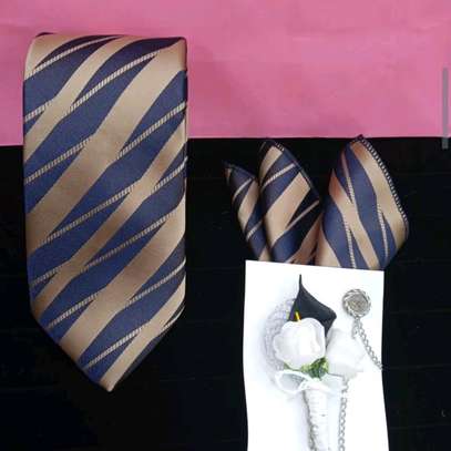 Gold, purple,Jungle green &red executive tie sets image 2