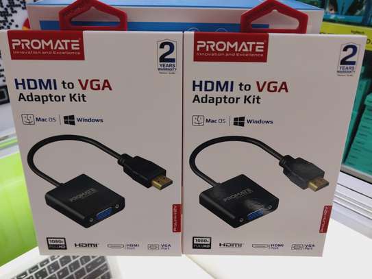 Promate HDMI to VGA Adaptor Kit image 1
