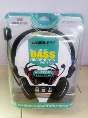 WEILE Stereo Headset With Mic image 1