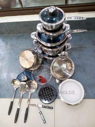 Stainless Steel Cookware Set image 1