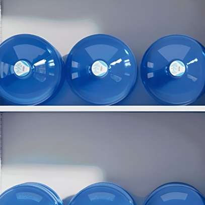 Office Cabinet: 2 Doors Full Glass Gray Cabinet image 3