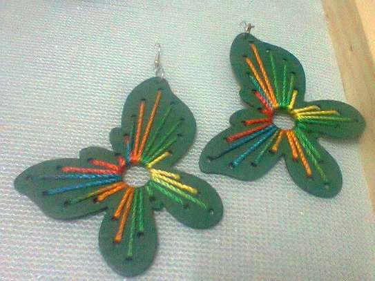 Pride leather earrings image 5