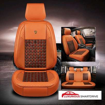 Genuine  leather universal  seat covers image 3