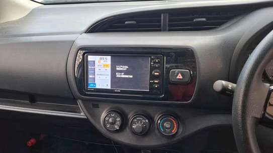 Toyota vitz white color hybrid 1300cc fully loaded 2018. image 6