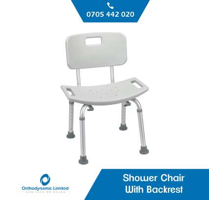 Safety Shower Chair With Height Adjustable image 1
