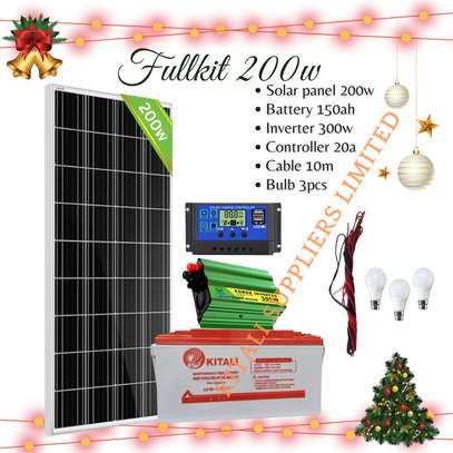 christmas offer for solar fullkit 200w image 2