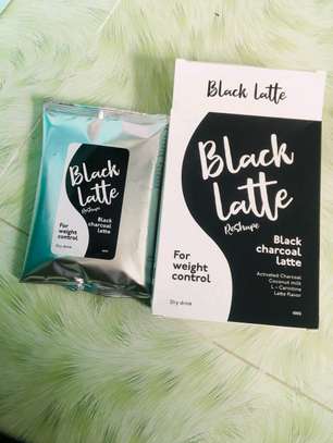 Black Latte Body-Shaping Coffee With Activated Charcoal image 1