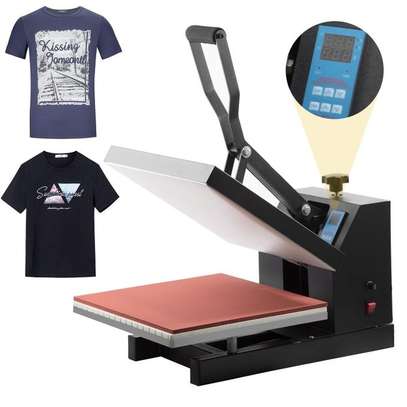 High-pressure Flatbed HEAT Press 38X38 For Shirt Printing. image 1