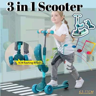 3 wheels kids scooter image 1