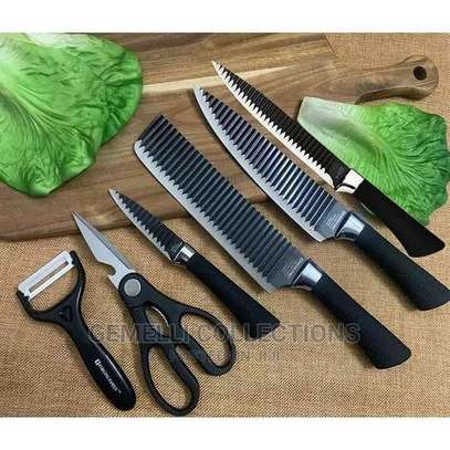 6pc Corrugated Knives Set image 1