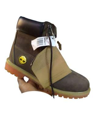 Coffee Timberland Men's 6 Inch Premium Waterproof Boots image 1