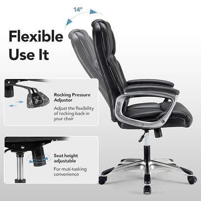 Ergonomic Modern Executive Leather Office Chair image 4