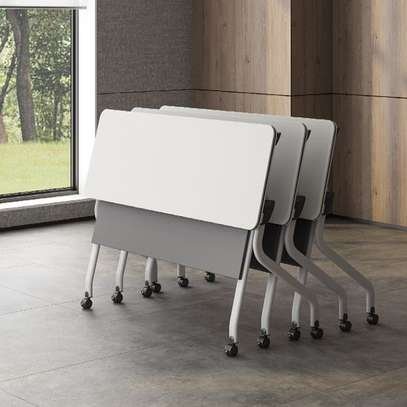 Portable folding work table image 1