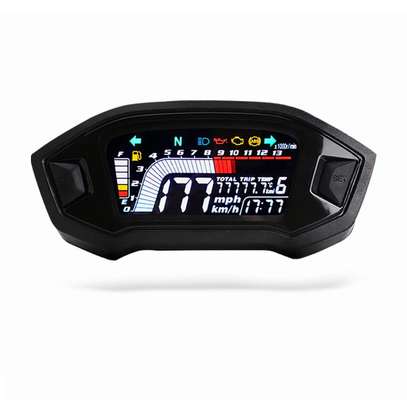 Motorcycle Speedometer Universal Tachometer image 1