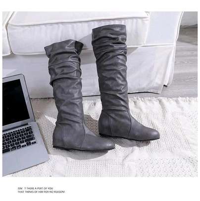*Faux Leather Boots* image 3