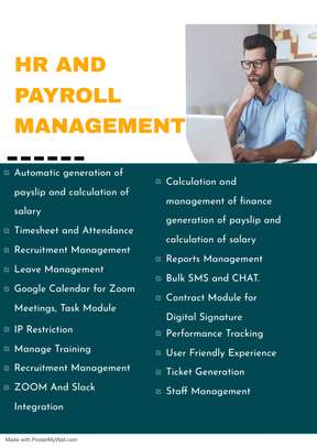HR And Payroll Web Based Application image 1