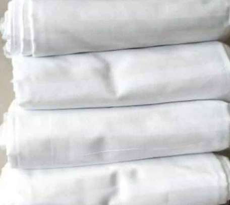 Pure cotton,pure white, stripped quality bedsheets image 10