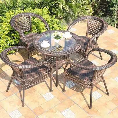 Outdoor Dining Table Set image 12