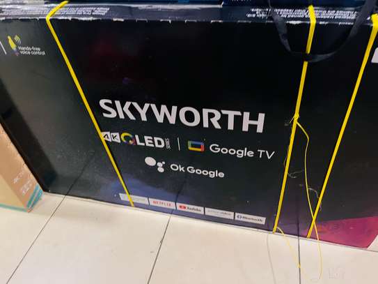 SKYWORTH 65 INCHES SMART ANDROID QLED UHD TV image 2