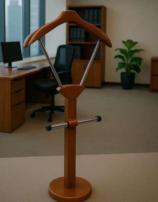 Coat Hanger; Durable Mahogany Coat Hanger image 9