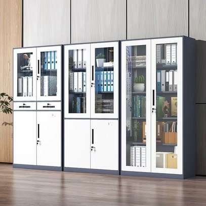 Office Cabinet : 2-Door Half Glass Office Cabinet image 3