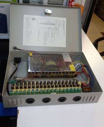 Closed Power Supply Unit For CCTV Cameras with Fuse image 1