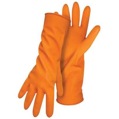 RUBBER GLOVES for cleaning and plumbing image 3