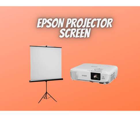 Hire projector and tripod screen image 1