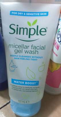 Simple micellar facial gel wash image 1