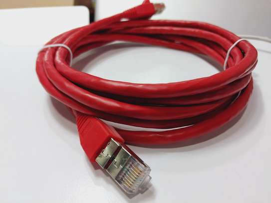 Cat6a Shielded Red 1.5m Ethernet Patch Cable image 2