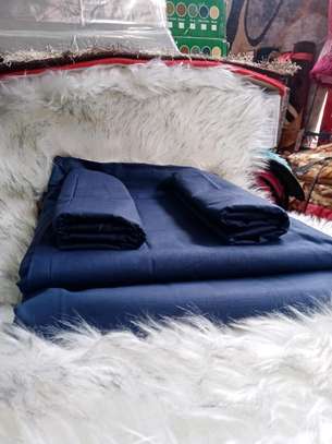 Quality dark blue bedsheets image 1