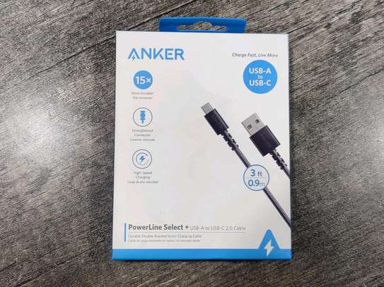 Anker PowerlineUSB A to USB C 2.0 Cable image 1